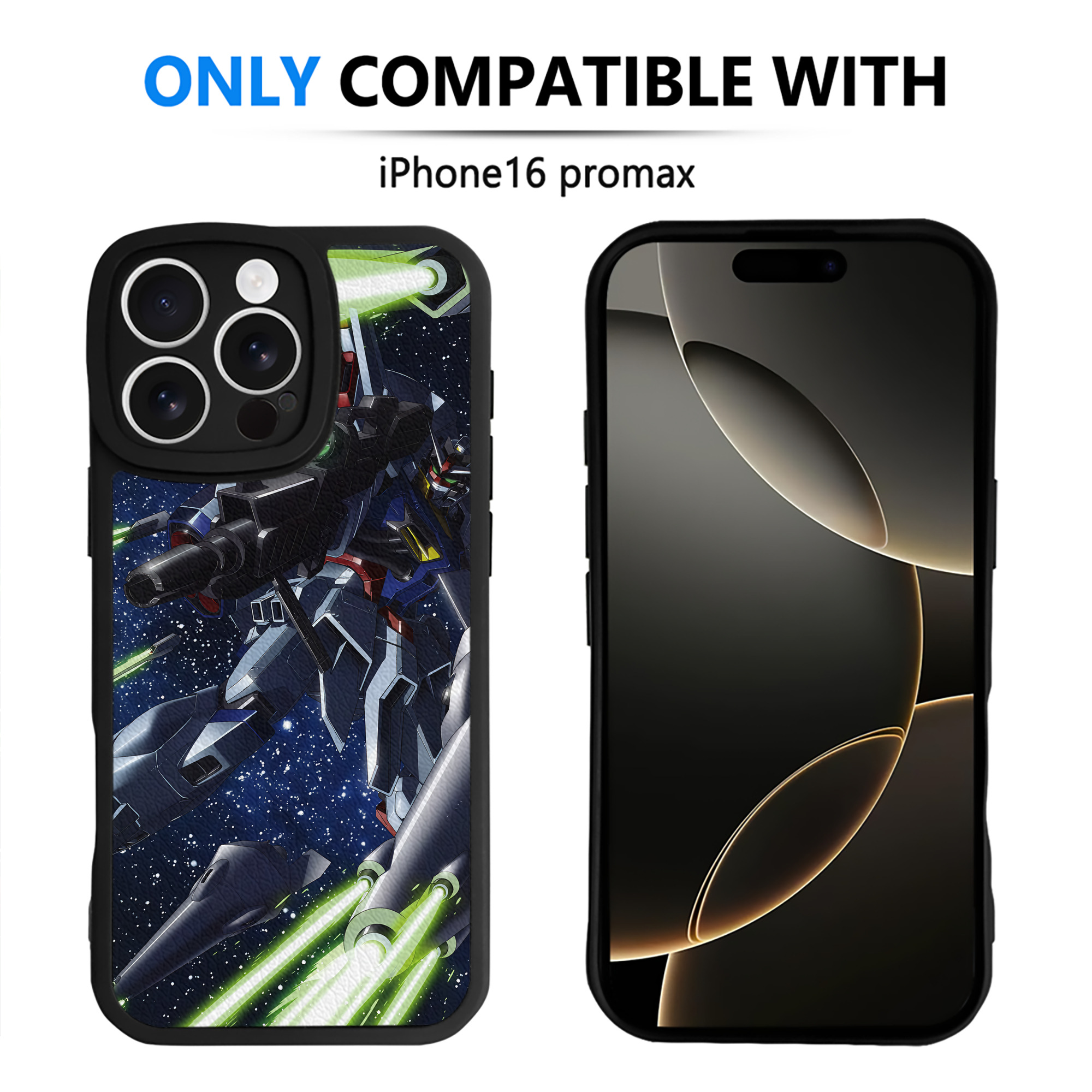（画像用） 機動戦士ガンダム Mobile Suit Gundam 【iPhone 16シリーズ対応】シリコンスマホケース（レザー調） 材質：シリコン